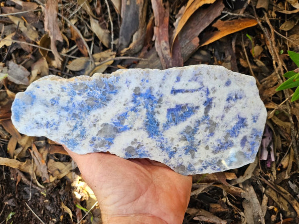 Polished Blue Lepidolite slab BL258