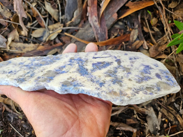 Polished Blue Lepidolite slab BL258