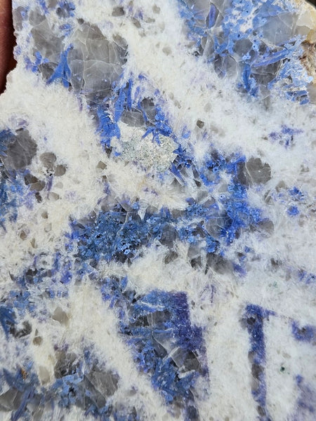 Polished Blue Lepidolite slab BL258