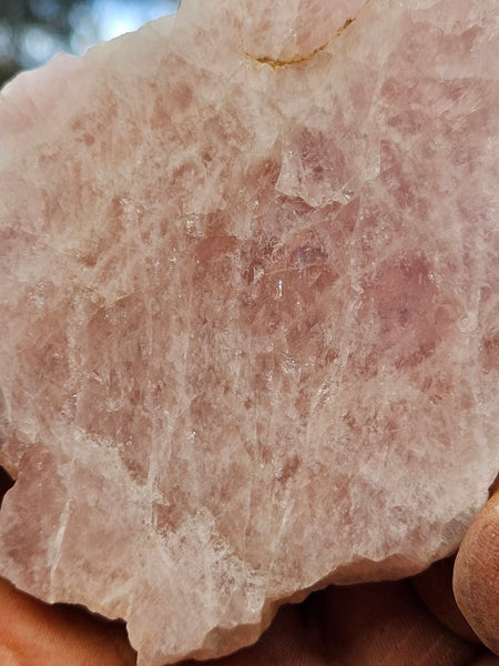 Polished Pink Beryl slab BY142