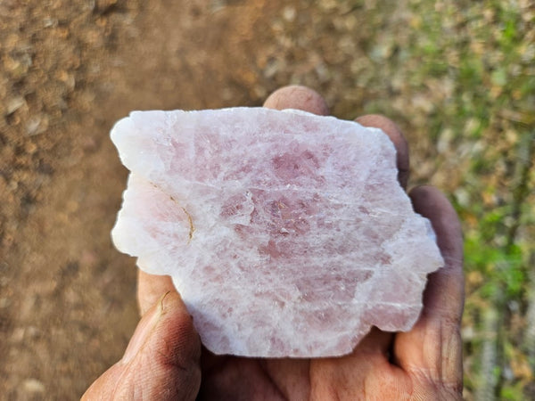 Polished Pink Beryl slab BY142