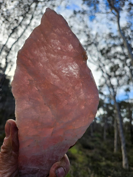 Polished Pink Beryl slab BY143