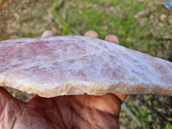 Polished Pink Beryl slab BY143