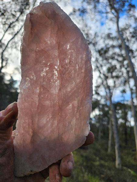 Polished Pink Beryl slab BY144