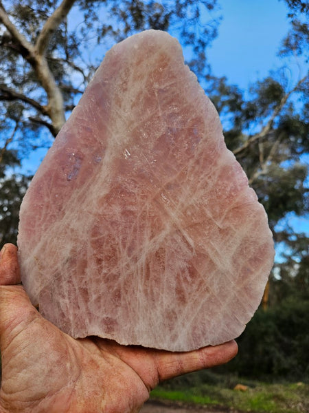 Polished Pink Beryl slab BY145