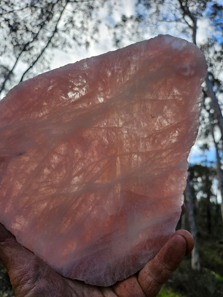 Polished Pink Beryl slab BY145