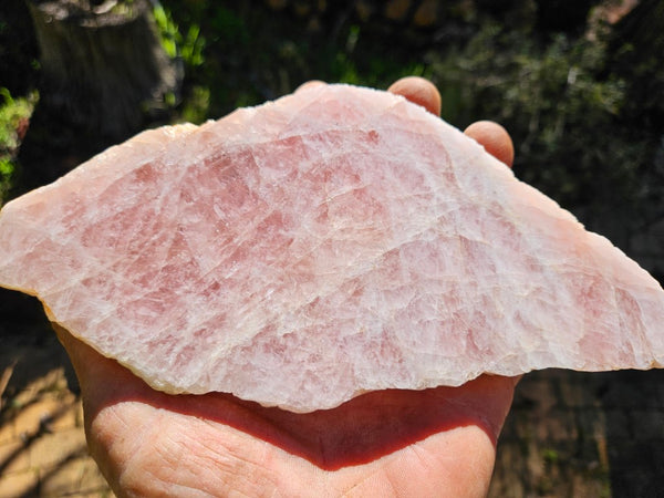 Polished Pink Beryl slab BY143