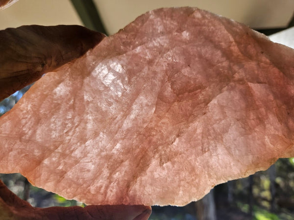 Polished Pink Beryl slab BY143