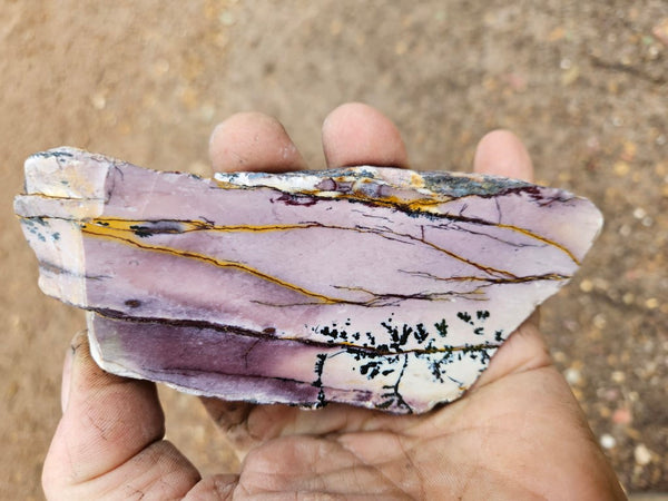 Polished Dendritic Mookaite slab MK504