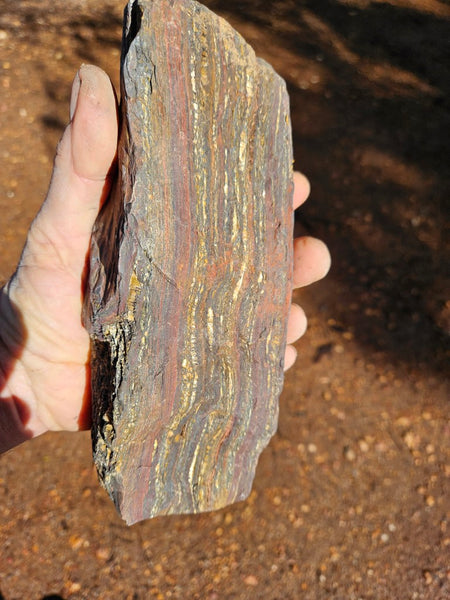 Polished Tiger Iron display specimen TI330