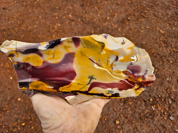 Polished Mookaite slab MK503