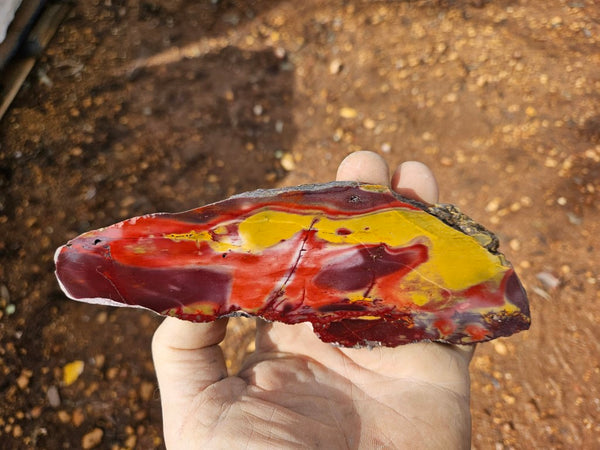 Polished Mookaite slab MK502