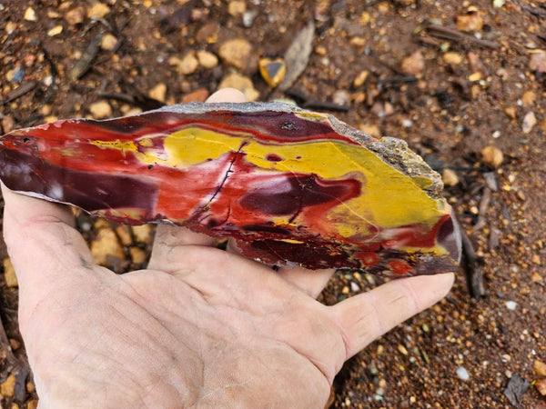 Polished Mookaite slab MK502