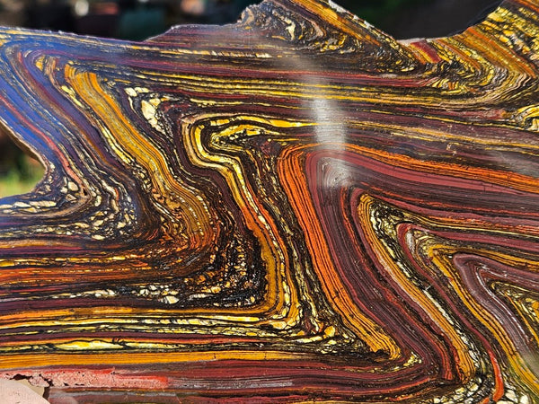 Polished Tiger Iron slab TI333