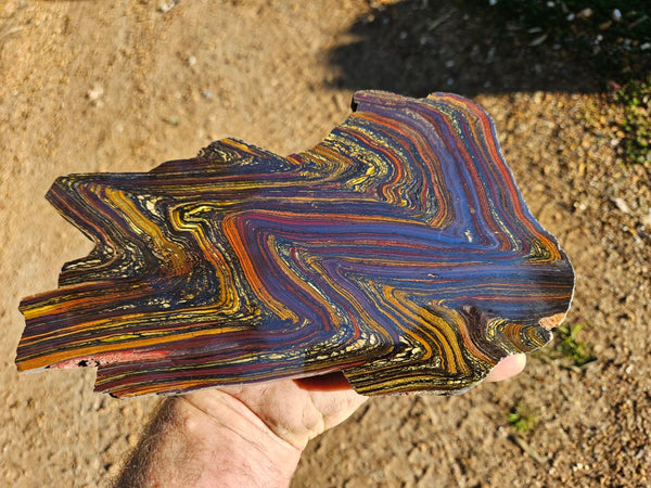 Polished Tiger Iron slab TI333