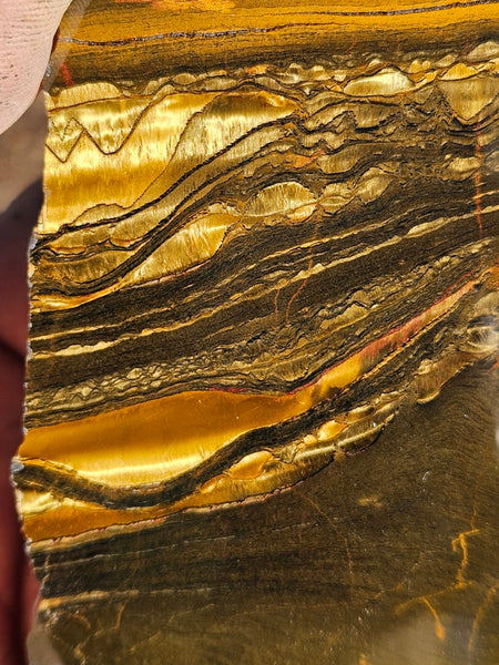 Polished Tiger Eye slab TE414