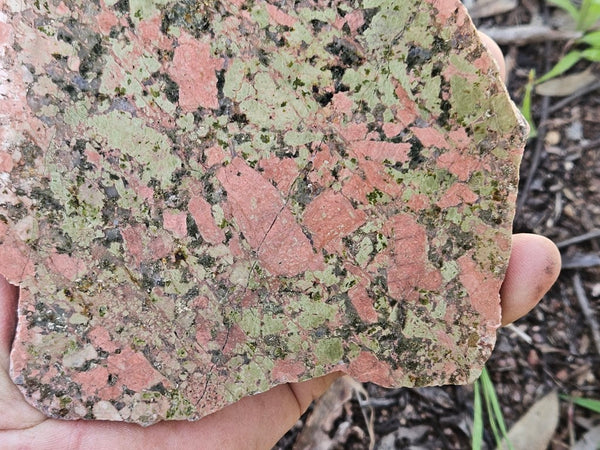 Polished Unakite slab U114