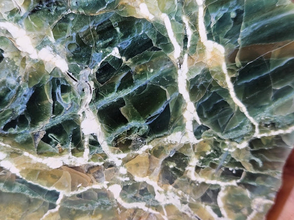 Polished Green Opal slab GRN105