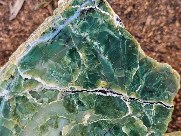 Polished Green Opal slab GRN106