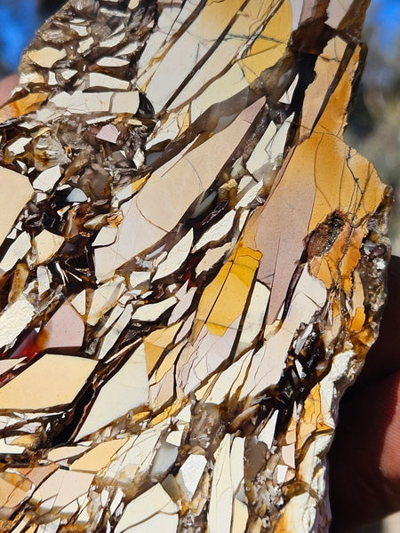 Polished Brecciated Mookaite rock BM316