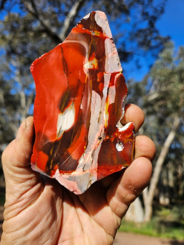 Polished Mookaite slab MK507