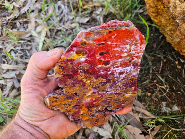 Polished Killaloe Opal slab KO102