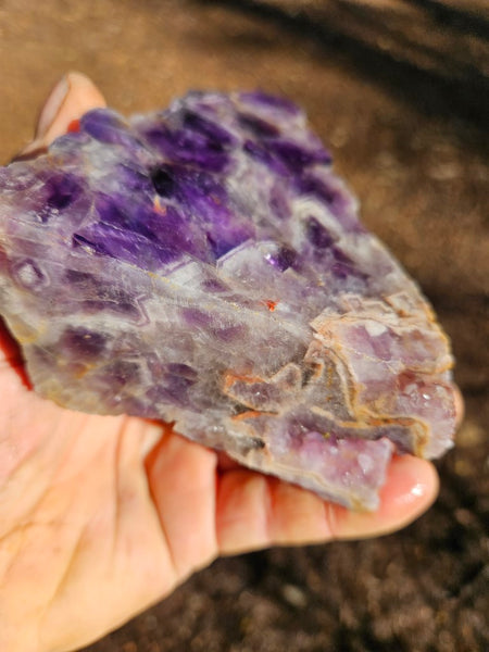 Polished  Amethyst. Rwanda AMP111