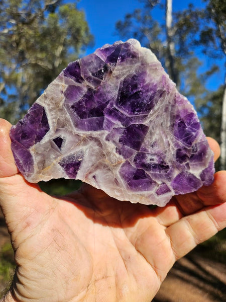 Polished  Amethyst slab. Rwanda AMP109