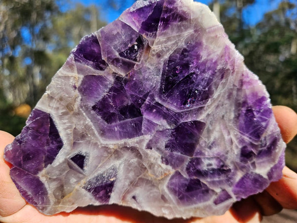 Polished  Amethyst slab. Rwanda AMP109