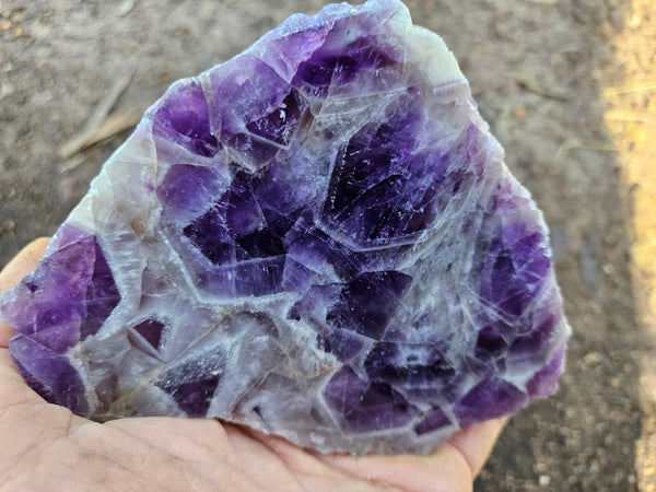 Polished  Amethyst slab. Rwanda AMP109