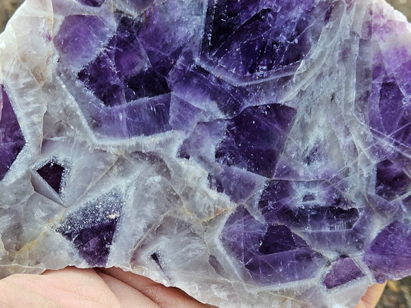 Polished  Amethyst slab. Rwanda AMP109