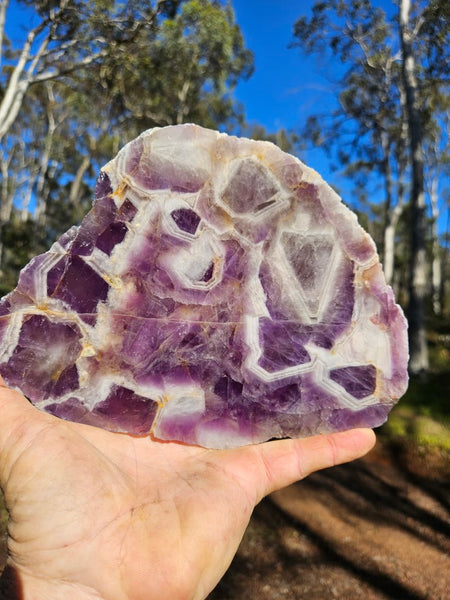 Polished  Amethyst slab. Rwanda AMP108