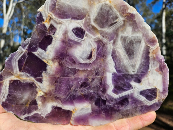 Polished  Amethyst slab. Rwanda AMP108