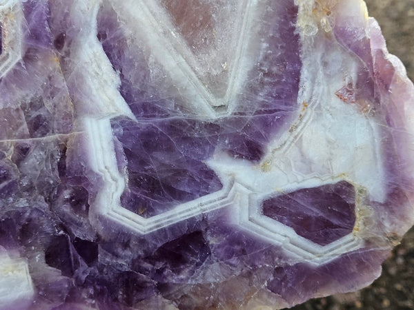 Polished  Amethyst slab. Rwanda AMP108