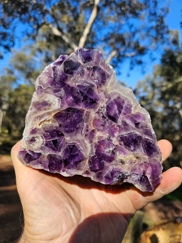 Polished  Amethyst. Rwanda AMP114