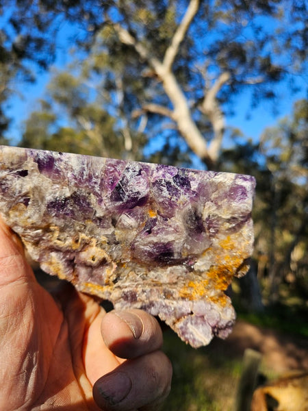 Polished  Amethyst. Rwanda AMP114