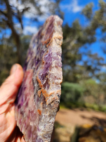 Polished  Amethyst slab. Rwanda AMP116