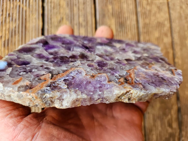 Polished  Amethyst slab. Rwanda AMP116