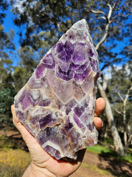 Polished  Amethyst slab. Rwanda AMP117