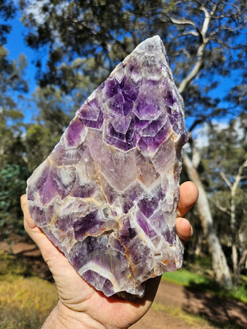 Polished  Amethyst slab. Rwanda AMP117