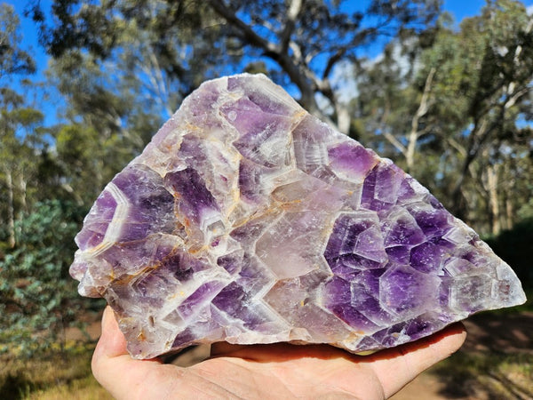 Polished  Amethyst slab. Rwanda AMP117