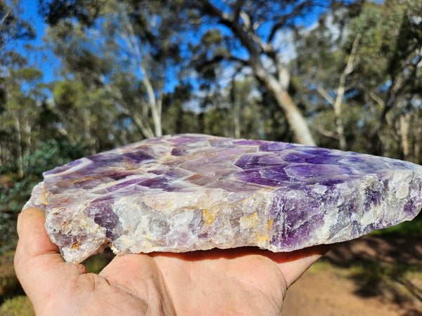 Polished  Amethyst slab. Rwanda AMP117