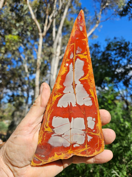 Polished Noreena Jasper slab. NJ473