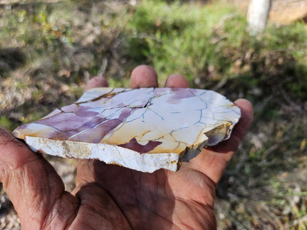 Polished Brecciated Mookaite slab BM323