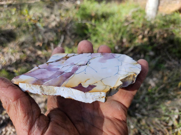 Polished Brecciated Mookaite slab BM323