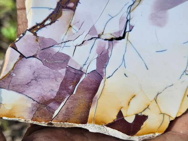 Polished Brecciated Mookaite slab BM323