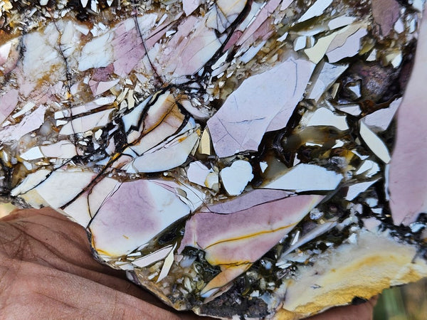 Polished Brecciated Mookaite slab BM324