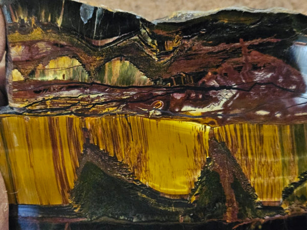 Polished Tiger Eye slab TE428