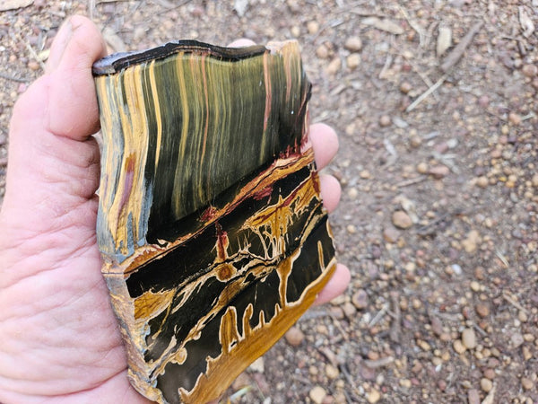 Polished Tiger Eye slab TE430