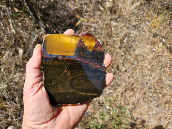 Polished Tiger Eye slab TE429